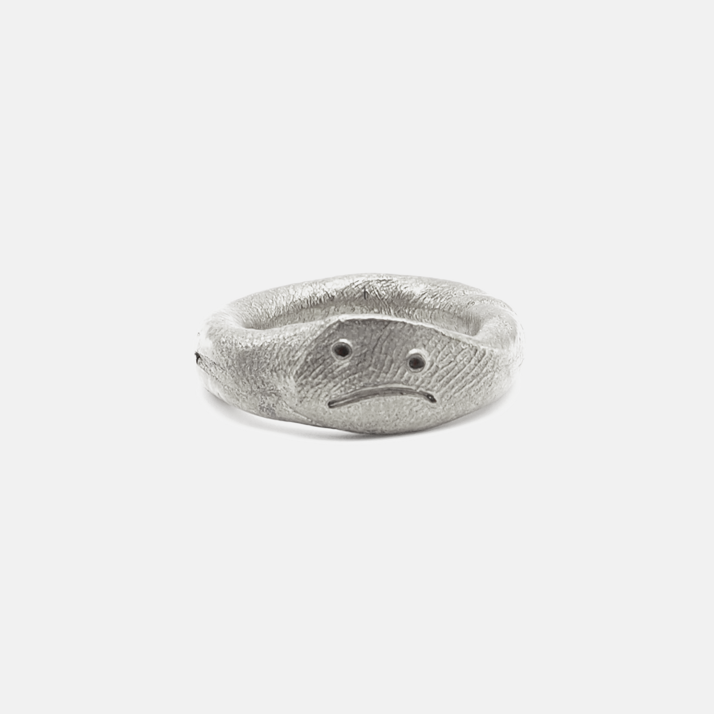 Silver Sculptural Statement Ring