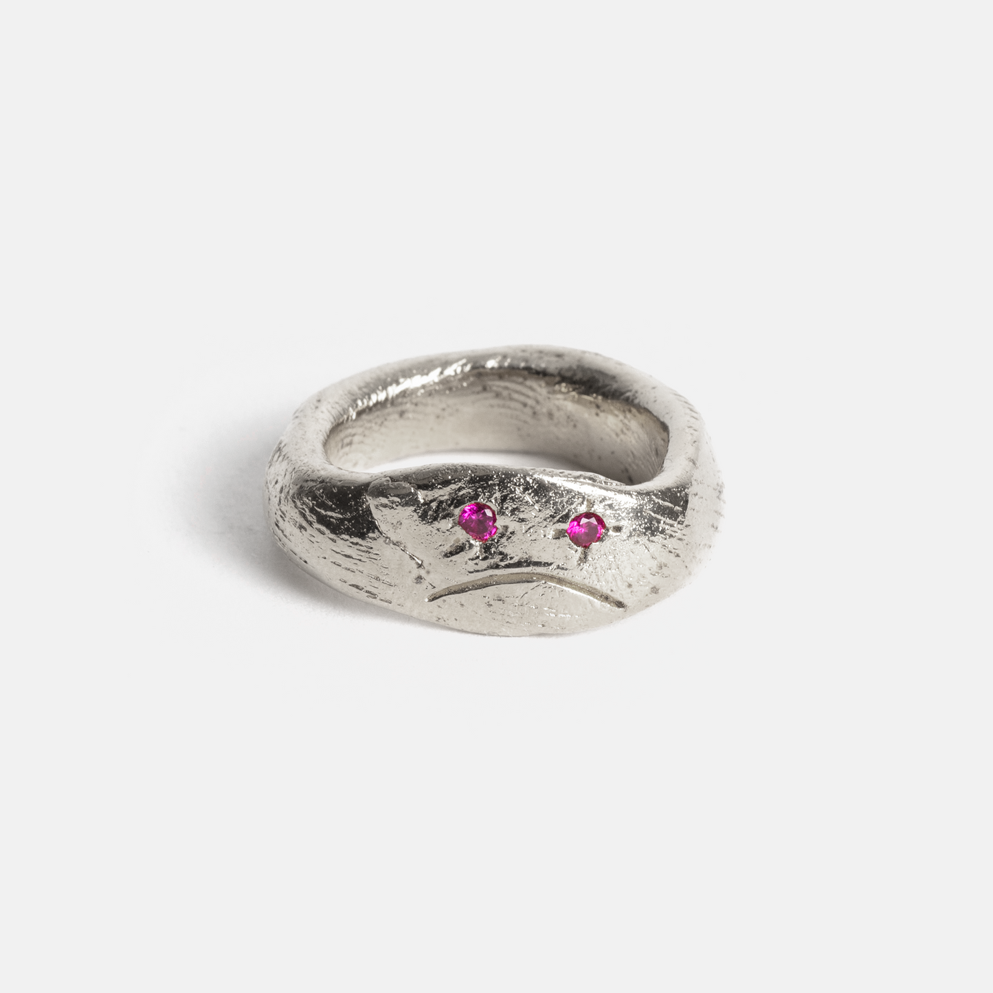 Silver Sculptural Statement Ring