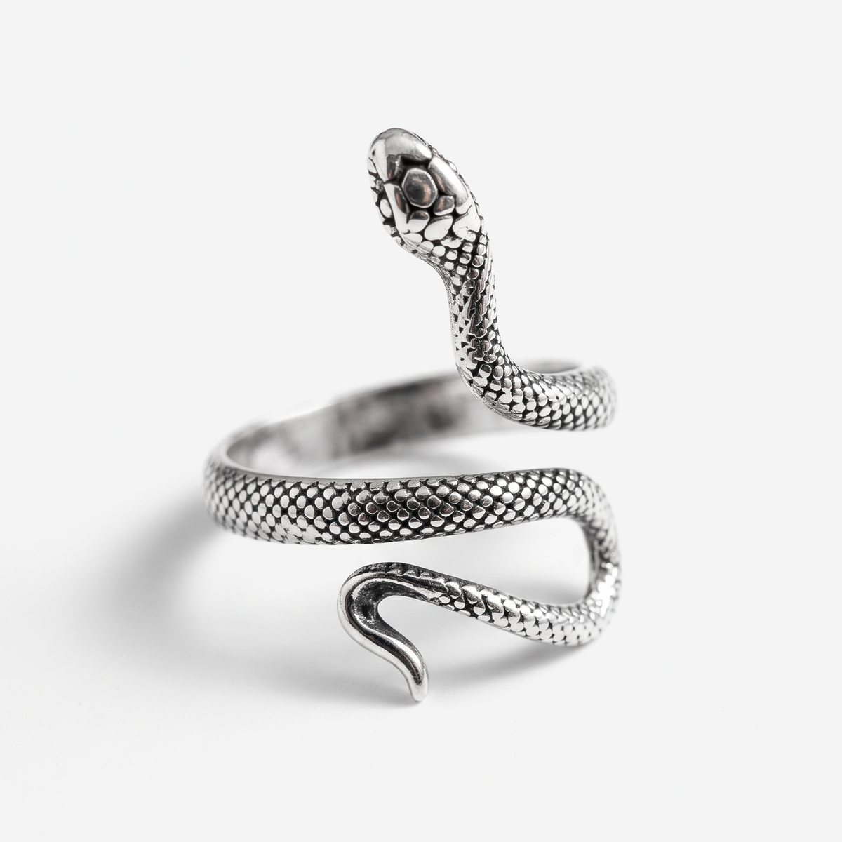 Serpentine Muse Snake Ring | 925 Sterling Silver | More4ID – MORE4ID