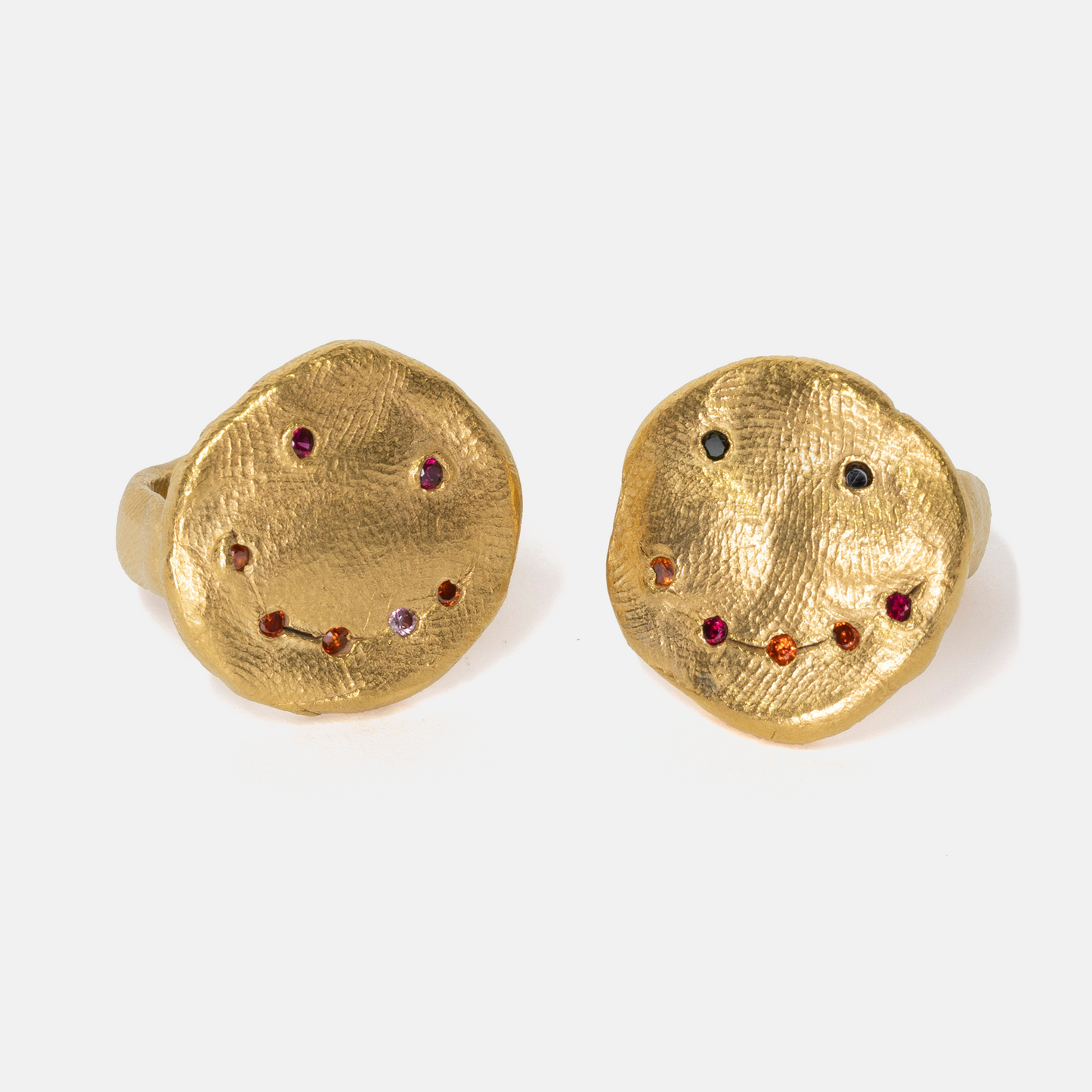 Oversized Sculptural Face Ring