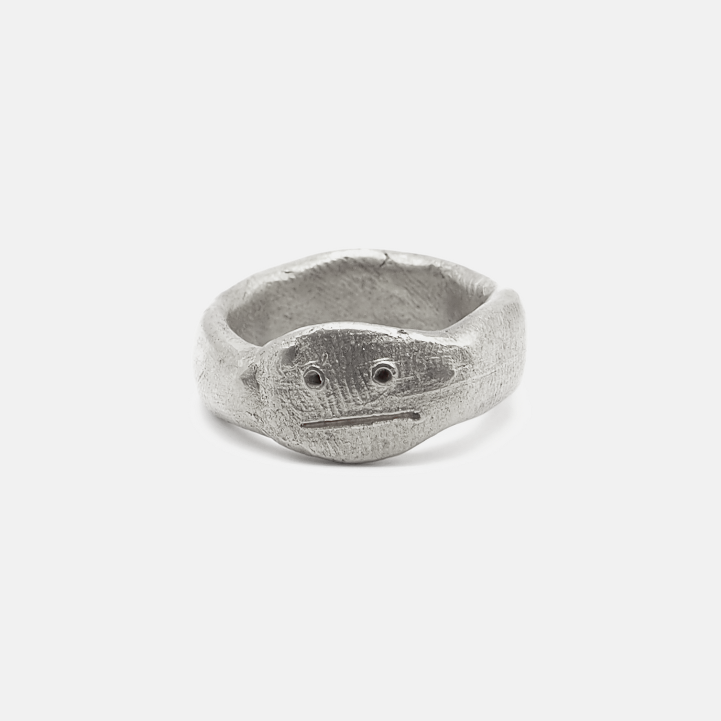 Silver Sculptural Statement Ring