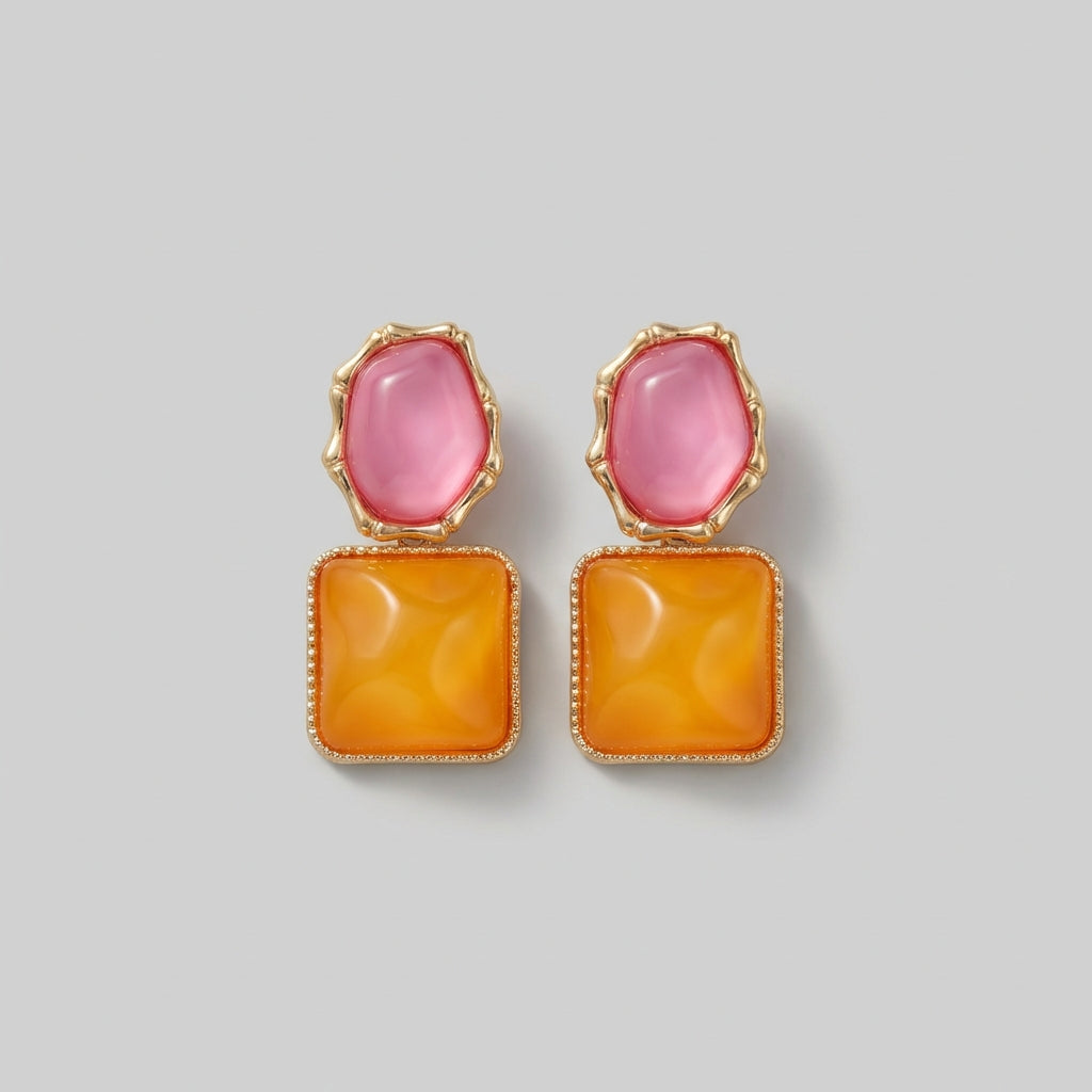 Sol De Janeiro Vibe Drop Earrings Orange