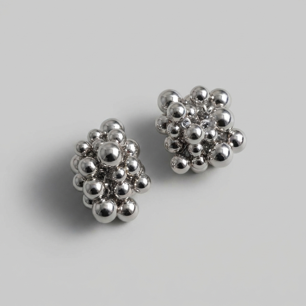Orbit Cluster Drop Earrings