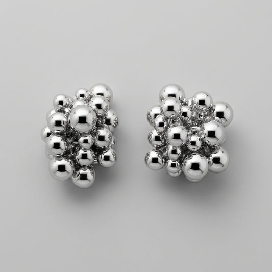 Orbit Cluster Drop Earrings