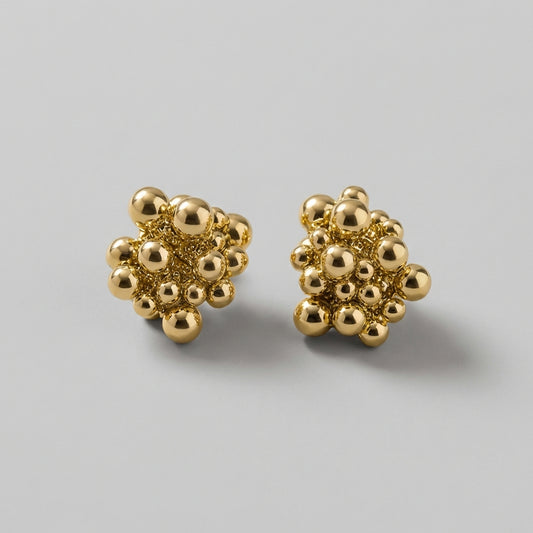 Orbit Cluster Drop Earrings