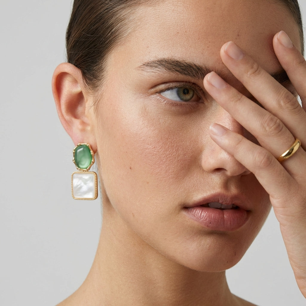 Sol De Janeiro Vibe Drop Earrings Vanilla Glow