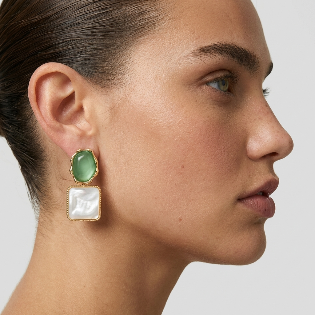 Sol De Janeiro Vibe Drop Earrings Vanilla Glow