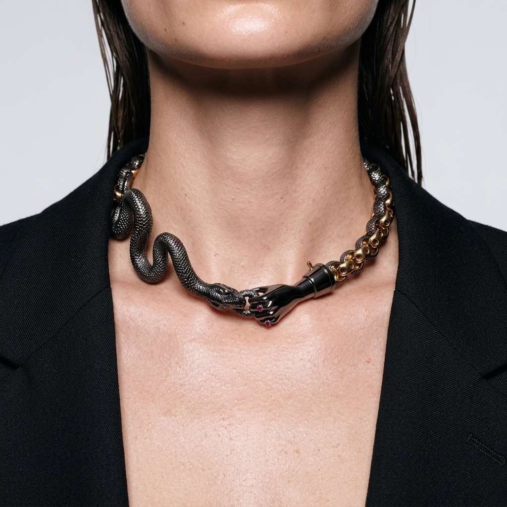 Snake Choker Necklace